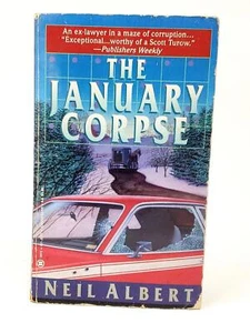 The January Corpse by Neil Albert First Onyx Edition Vintage 1991 - Imagen 1 de 9