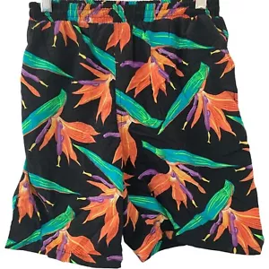 Vintage 80s Hugo Valentino Swim Trunks Mens XL 18 Beach Club Collection Hawaii - Picture 1 of 7