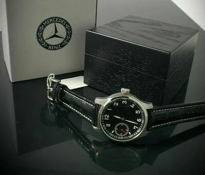 Reloj Hombre Classic MERCEDES BENZ 44mm Cuerda Manual Sea-Gull ST36/6497, Caja Madera, Nuevo - Imagen 1 de 4