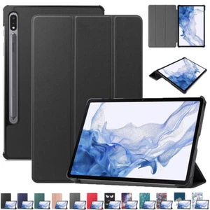 Shockproof Leather Case Cover For Samsung Galaxy Tab S9 FE S8 S7+ Plus S9 Ultra - Picture 1 of 116