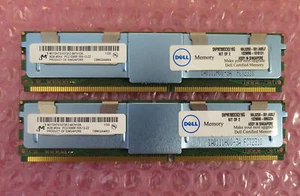 Dell 16GB (2x8GB) Dell Memory SNPM788DCK2/16G DDR2 ECC PC2-5300F 1950 2950 + oth - Picture 1 of 1