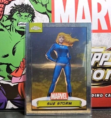 Sue Storm Topps Chrome Marvel 2024 Base Card #78 - Image 1 of 2
