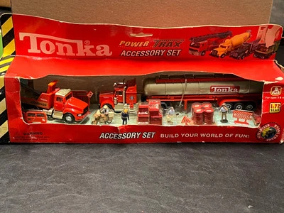 NUEVO Juego de Accesorios Tonka Power Trax Nº 07901 Juego Die-Cast y Plástico Foto 1 de 4