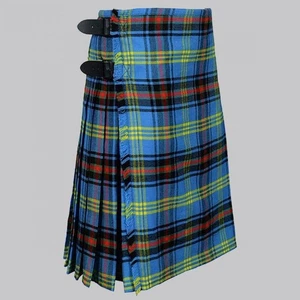 Schottische traditionelle handgefertigte Glocke der Grenzen 8 Yard Kilt für Mann Kilts - Bild 1 von 6