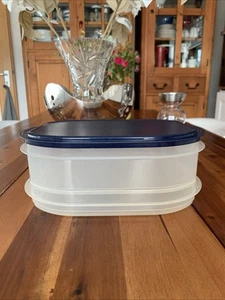 Tupperware Frische-Kabinett Set,Deckel 2,3 L Blau Aufbewahrung  Box 26Lx17Bx10H - Bild 1 von 24