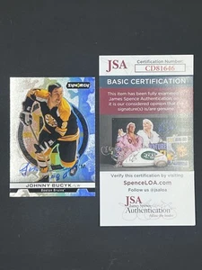 John Bucyk Signed 2024-25 Upper Deck Synergy NHL Impressions Legends IP Auto JSA - Picture 1 of 2