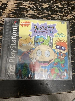 PlayStation 1 Nickelodeon rugrats search for reptar black label thq Ps1 Sony - Image 1 of 2