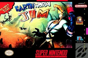 Earthworm Jim 1 - Super Nintendo SNES - Game Only - Picture 1 of 1
