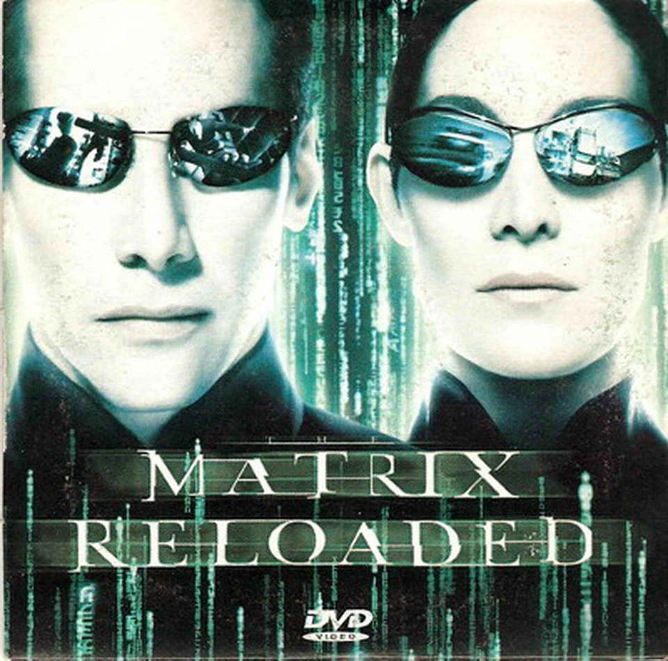 THE MATRIX RELOADED (Keanu Reeves, Carrie-Anne Moss) Region 2 DVD - image 1 of 1