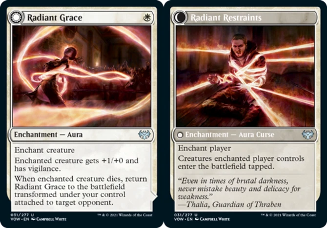 x1 Radiant Grace // Radiant Restraints - Innistrad: Crimson Vow - NM - MTG - Image 1 of 1