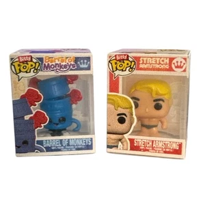 Funko Bitty Pop Retro Toys - Lot of 2 - Barrel of Monkeys & Stretch Armstrong - Bild 1 von 2