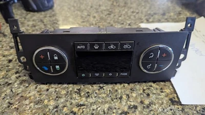2008-2011  Silverado 1500 AC Heater Temperature Climate Control, Oem - Image 1 of 4
