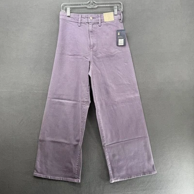 Jeans Universal Thread tiro alto marinero pierna ancha lavanda talla 4 regular Foto 1 de 4