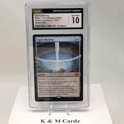 MTG - Modern Horizons 3 - Ugin's Binding - Graded CGC 10 - Image 1 of 4