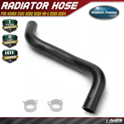 Manguera de refrigerante de radiador inferior para Honda Civic 2022 2023 HR-V 2023 2024 1950264SA00 Foto 1 de 4