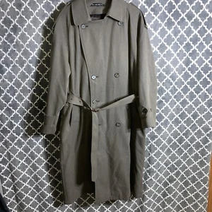 Christian Dior Monsieur Trench Coat Men’s Size 46R Removable Wool Liner Vintage - Picture 1 of 11