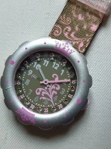 Montre Flik Flak Swiss Made Athletic Girl Aluminum Fonctionne Parfaitement - Imagen 1 de 10