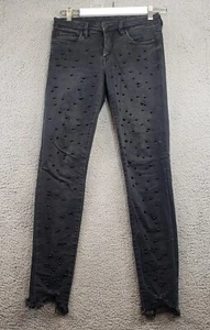 Blank NYC  Jeans Womens 27 Black With Studs Fashion Skinny Black With Studs - Picture 1 of 11