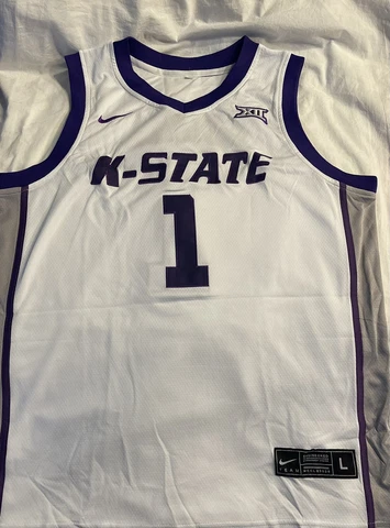 Markquis Nowell Kansas State Wildcats Custom Jersey Cover