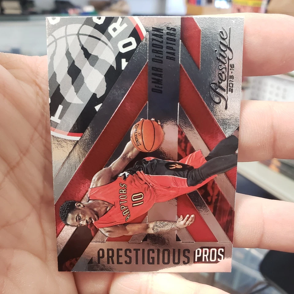 2015-16 Prestige Prestigious Pros DeMar DeRozan # 39 - Image 1 of 2