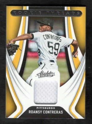 Roansy Contreras 2022 Absolute Rookie Threads Retail #30 Relic Card - Image 1 of 2