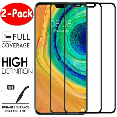 2-PACK For Huawei Mate 30 Lite Mate 20 Pro Full Tempered Glass Screen Protector - Image 1 of 4