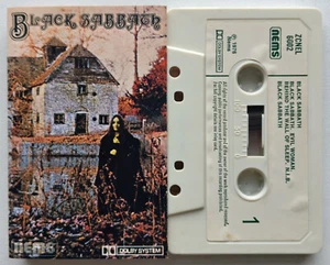 BLACK SABBATH - BLACK SABBATH (NEMS ZCNEL6002) 1976 UK CASSETTE TAPE REISSUE - Picture 1 of 4