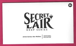 MTG Secret Lair Artist Series: Kev Walker [SEALED FOIL] Magic the Gathering - Picture 1 of 3