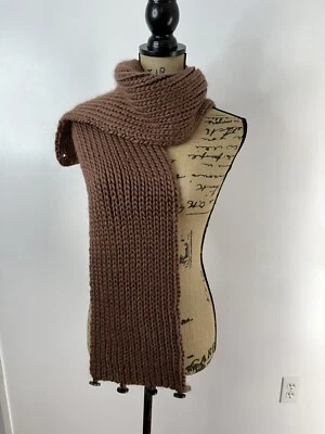 Simply Noelle Homespun Knit Infinity Scarf with Button Placket New! Mauve Soft - Image 1 of 4