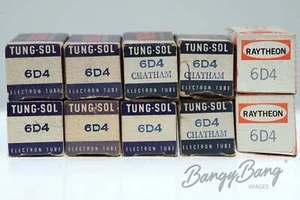 10 Vintage Mix 6D4/AFX212/C2381/CV1949 Triode Thyratron Tube- BangyBang Tubes - Picture 1 of 1