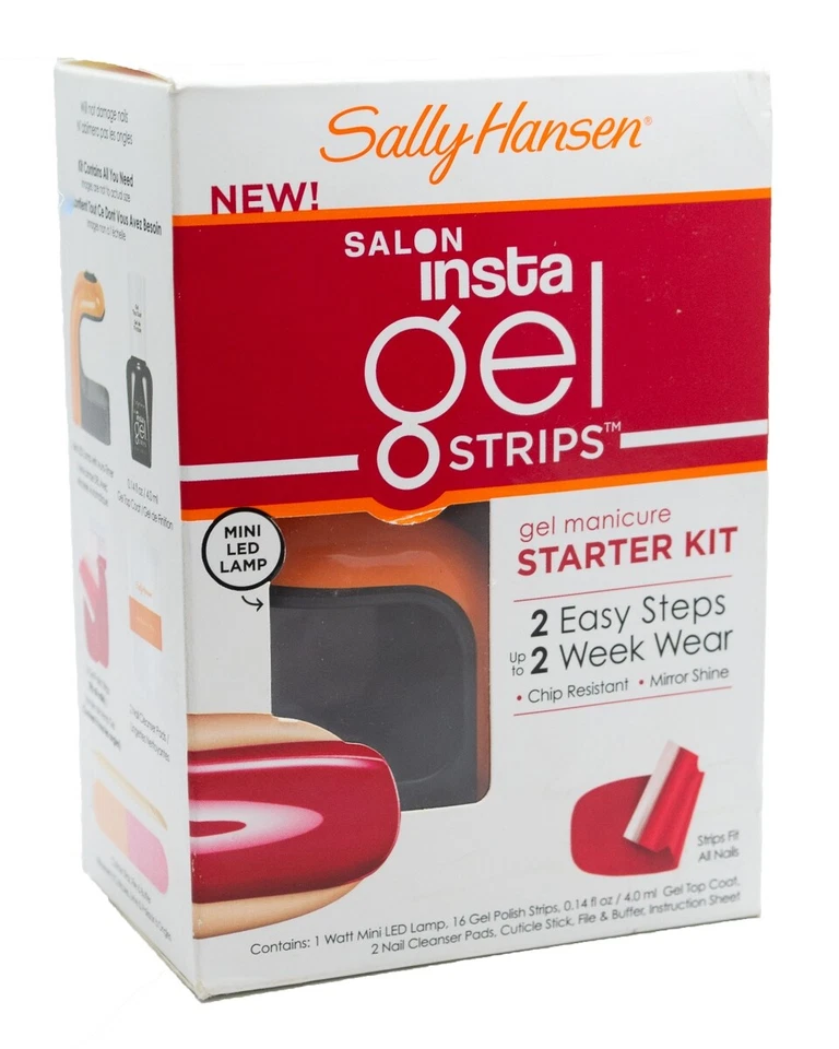 Kit de tiras de gel Sally Hansen Salon Insta, "Leer mis labios" que contiene 1 mini   Foto 1 de 1