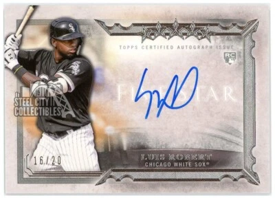 Luis Robert 2020 Topps Five Star Rookie Auto Card #FS-EJ 16/20 - Image 1 of 2