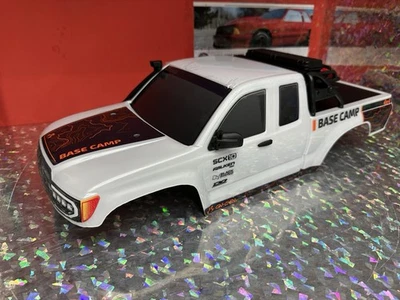 Axial SCX10 III Base Camp White Crawler Body With Snorkel Rack New 1/10 Yota - Image 1 of 4