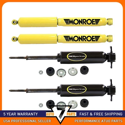Monroe OE Front Rear Shock Absorbers fits 1972 1973 1974 Dodge D100 Pickup - Image 1 of 3