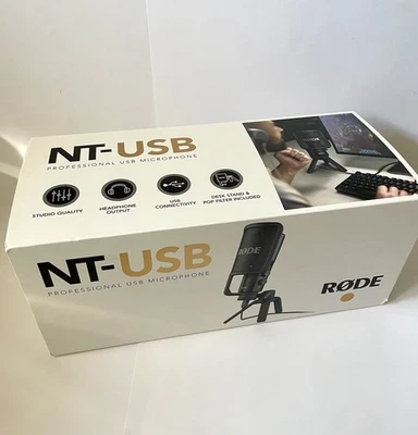 Rode Nt-usb Kondensator Mikrofon | Standmikrofon |Originalverpackt | Neu Gaming - Bild 1 von 4