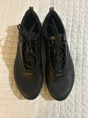 ECCO Golf Biom G5 Shoes Black Waterproof Gore-Tex Spikes EU 41. 10-10.5 - Image 1 of 4