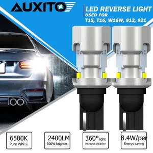 AUXITO LED Bombilla de Respaldo Inverso 921 912 W16W 904 906 916 Super Blanco 6500K - Imagen 1 de 17