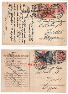 Cruz Roja Alejandría - 2 postales con herinófilo - Imagen 1 de 2