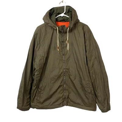 Lucky Brand Dry Goods Army Green Orange Lightweight Swish Windbreaker Jacket Lg - Image 1 of 4