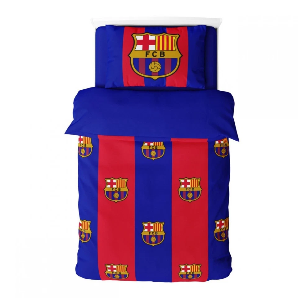 FC Barcelona Bettwäsche-Set 135x200 + 50x75 cm Mikrofaser Lizenziert118568