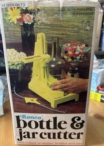 Vintage 1972 Ronco Bottle And Jar Cutter - NEW OLD STOCK For Crafts - Picture 1 of 6