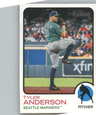 2022 Topps Heritage - Tyler Anderson #369 - Image 1 of 2