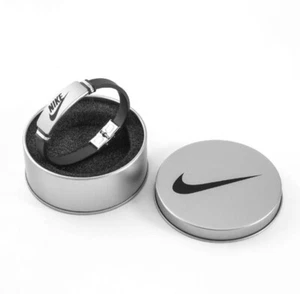 Unisex Nike Sport Silicone Wristbands Bracelet Stainless Steel Clasp w/Metal Box - Picture 1 of 11