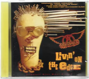 Aerosmith ~ Living On The Edge! 5-Track Maxi-Single CD Get A Grip Promo Acoustic - Foto 1 di 3