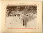 Suisse, Grindelwald, sur le glacier supérieur Vintage silver print, carton 17x23