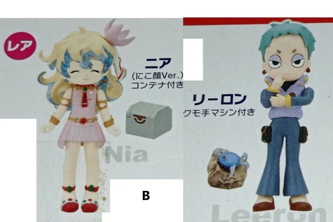 ** Konami Figumate Tengen Toppa Gurren Lagann Part 1 Leeron & P 2 Nia Box C8 Cover