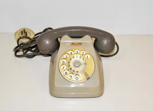 Telefono Fisso SIP a Disco da Tavolo Face colore Grigio Anni '70 VINTAGE 1324 - Foto 1 di 6