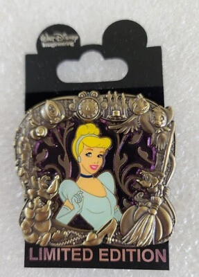 DISNEY WDI CENICIENTA VITRAL SERIE PRINCESA MARCO LE 300 PIN ~ ¡SHPG GRATIS! Foto 1 de 4
