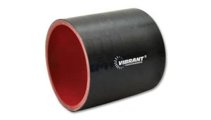 Vibrant 4 Ply Reinforced Silicone Straight Hose Coupling - 3.5in I.D. x 3in long - Picture 1 of 2