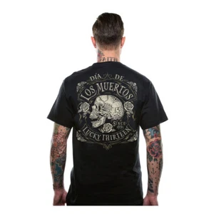 T-Shirt Lucky 13 Dead Skull Black XL - Picture 1 of 1